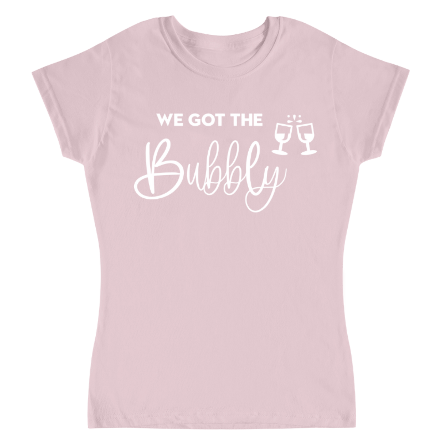 camiseta rosa pastel para despedida de soltera