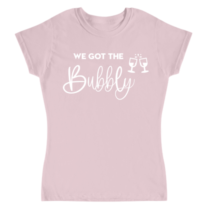 camiseta rosa pastel para despedida de soltera