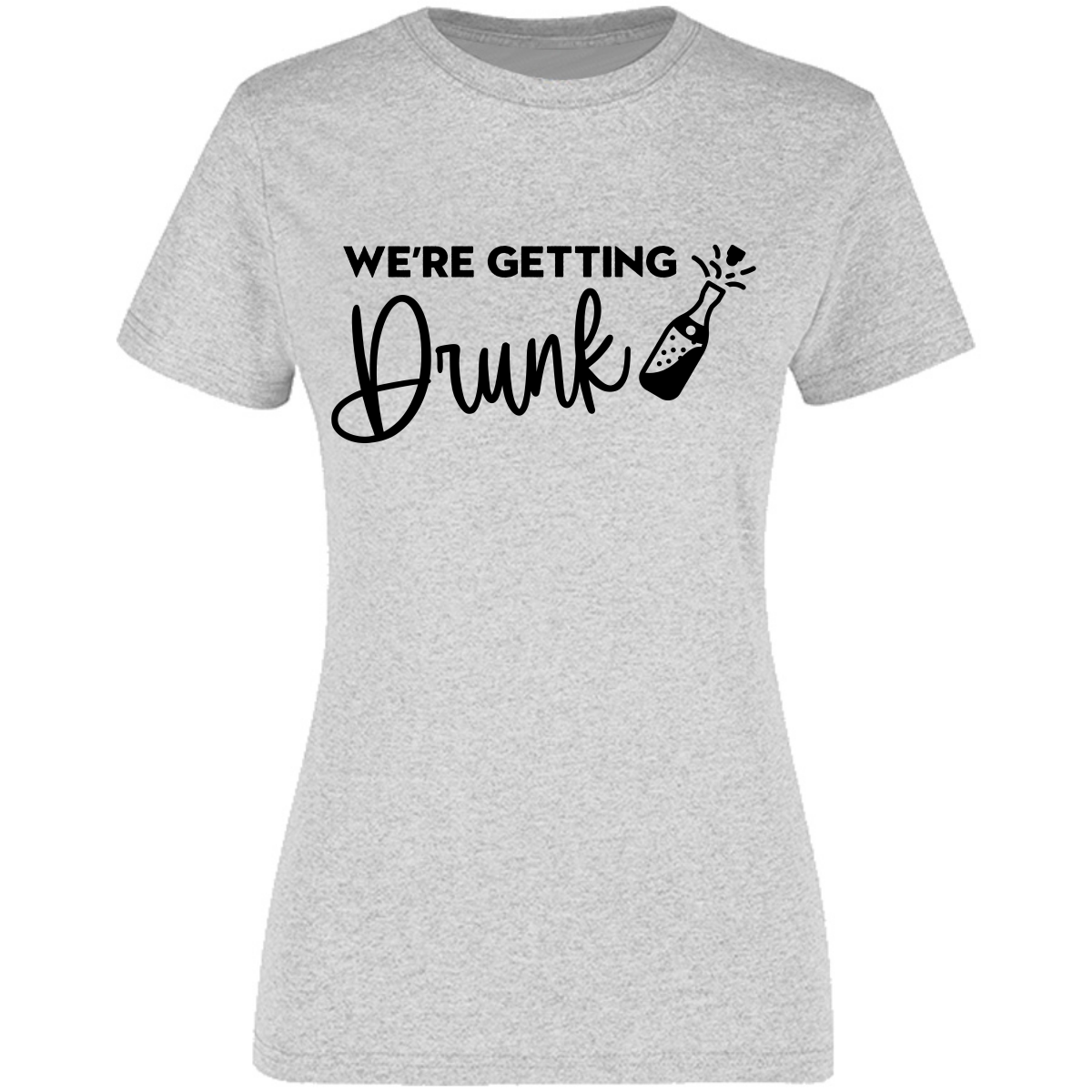 Playera Silhouette | Despedida de Soltera - We are getting drunk