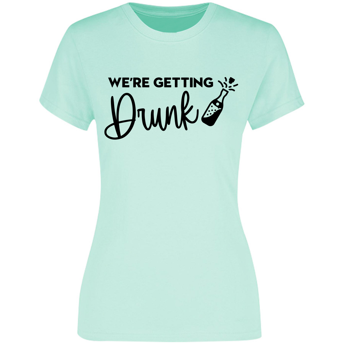 Playera Silhouette | Despedida de Soltera - We are getting drunk