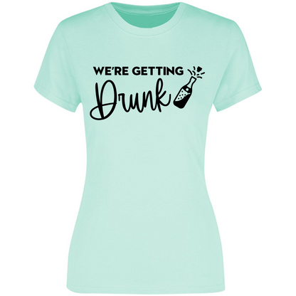 Playera Silhouette | Despedida de Soltera - We are getting drunk
