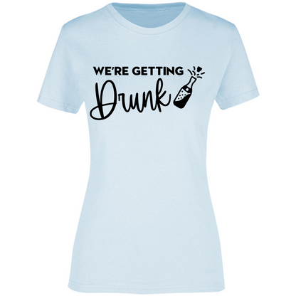 Playera Silhouette | Despedida de Soltera - We are getting drunk