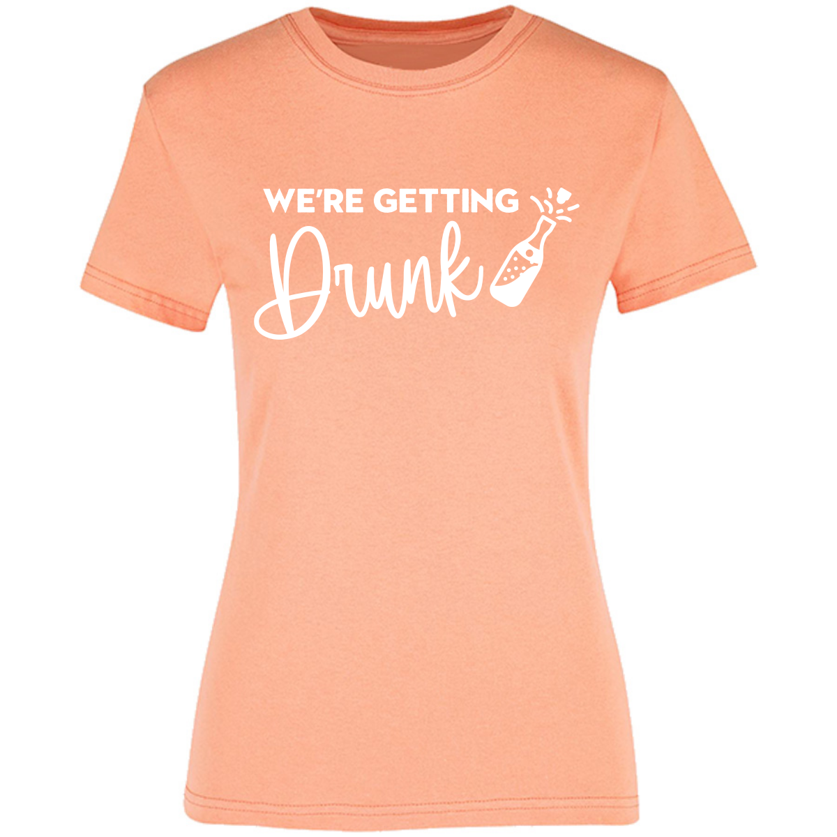 Playera Silhouette | Despedida de Soltera - We are getting drunk