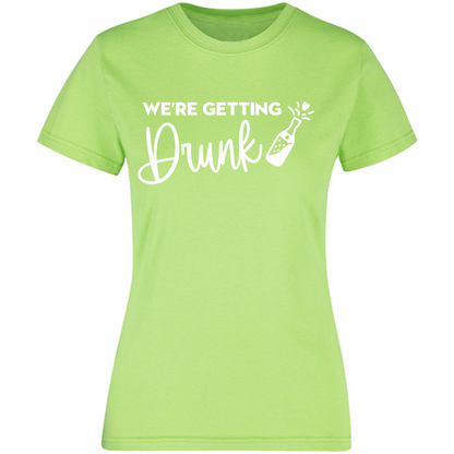 Playera Silhouette | Despedida de Soltera - We are getting drunk