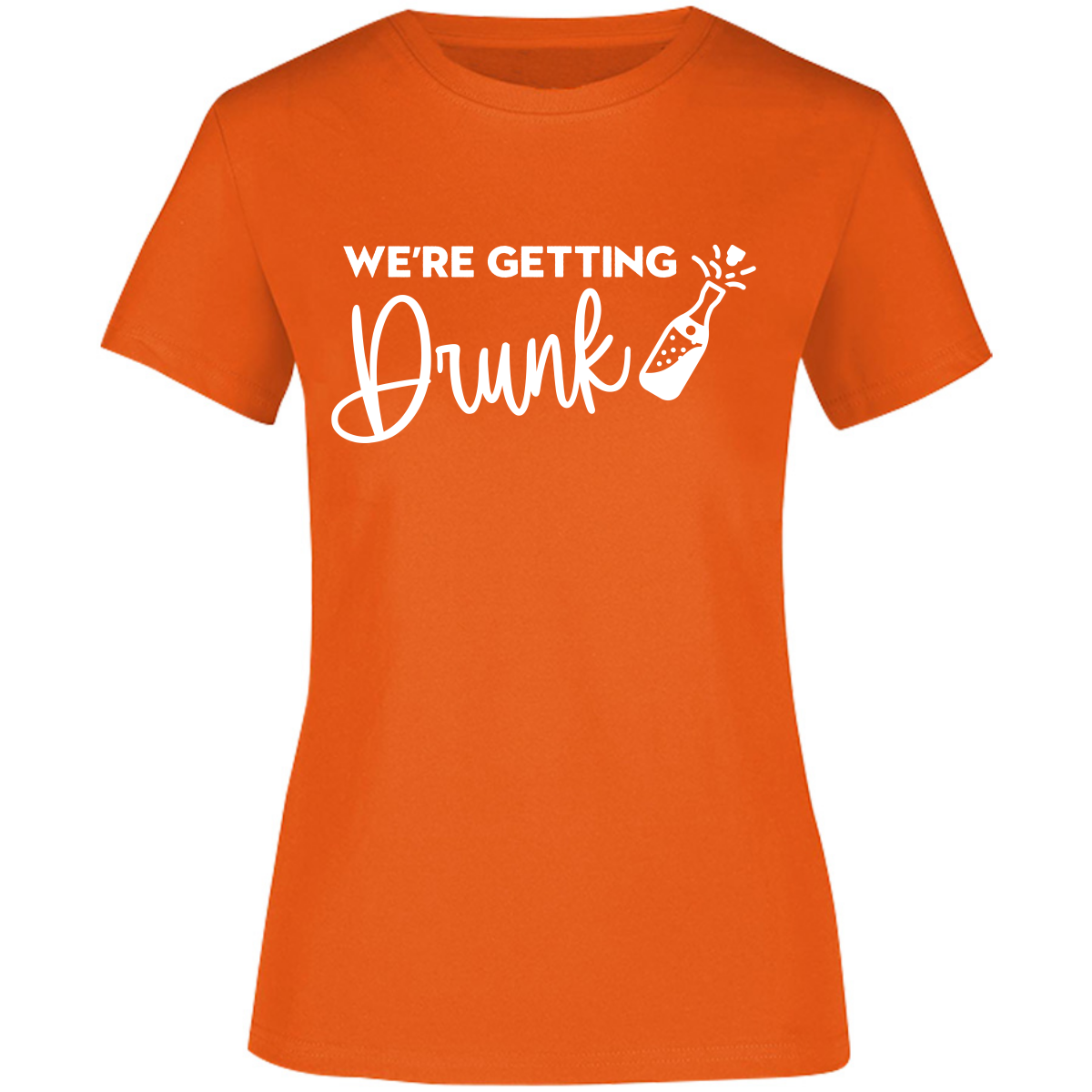 Playera Silhouette | Despedida de Soltera - We are getting drunk