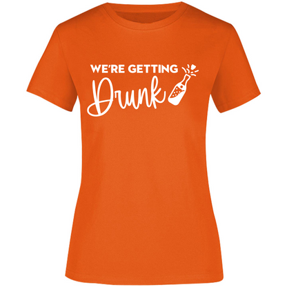 Playera Silhouette | Despedida de Soltera - We are getting drunk