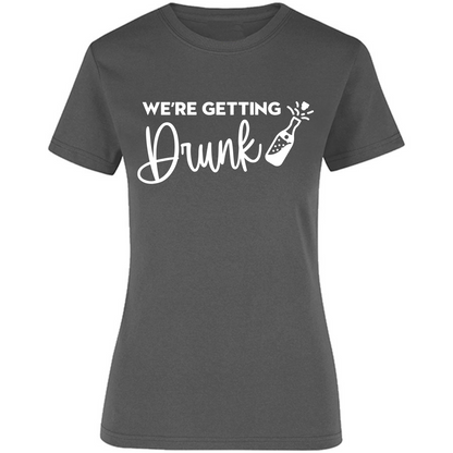 Playera Silhouette | Despedida de Soltera - We are getting drunk