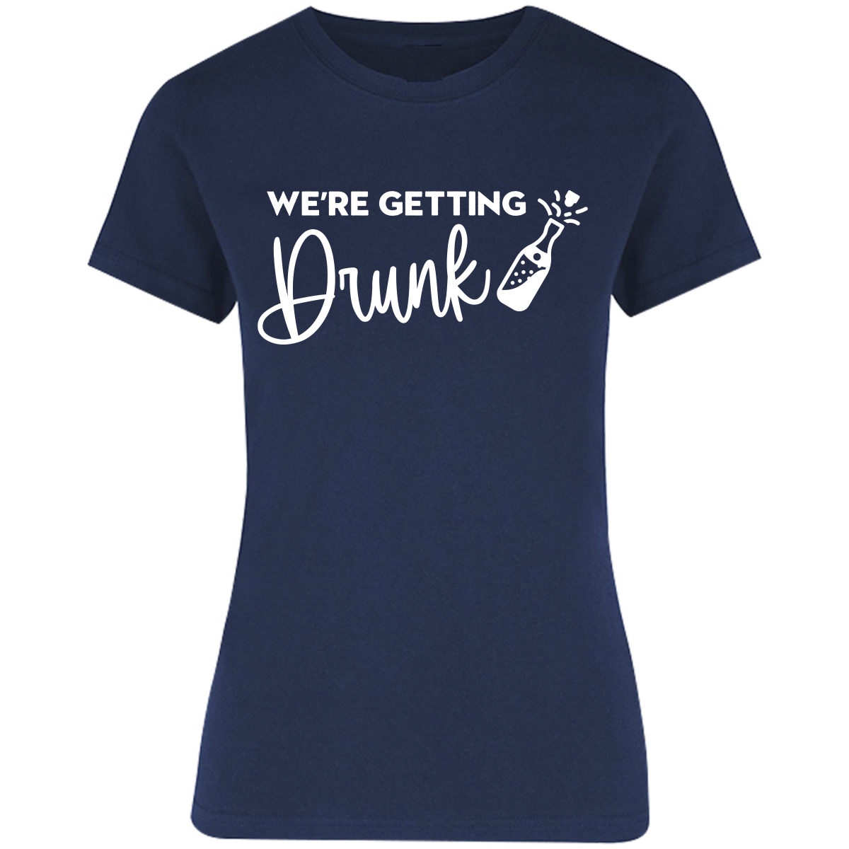 Playera Silhouette | Despedida de Soltera - We are getting drunk