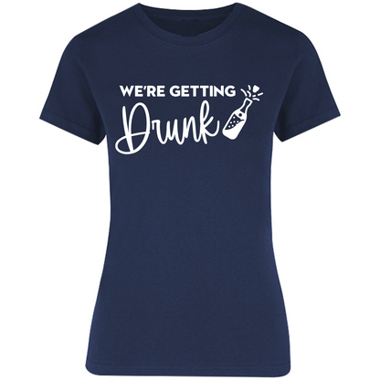 Playera Silhouette | Despedida de Soltera - We are getting drunk