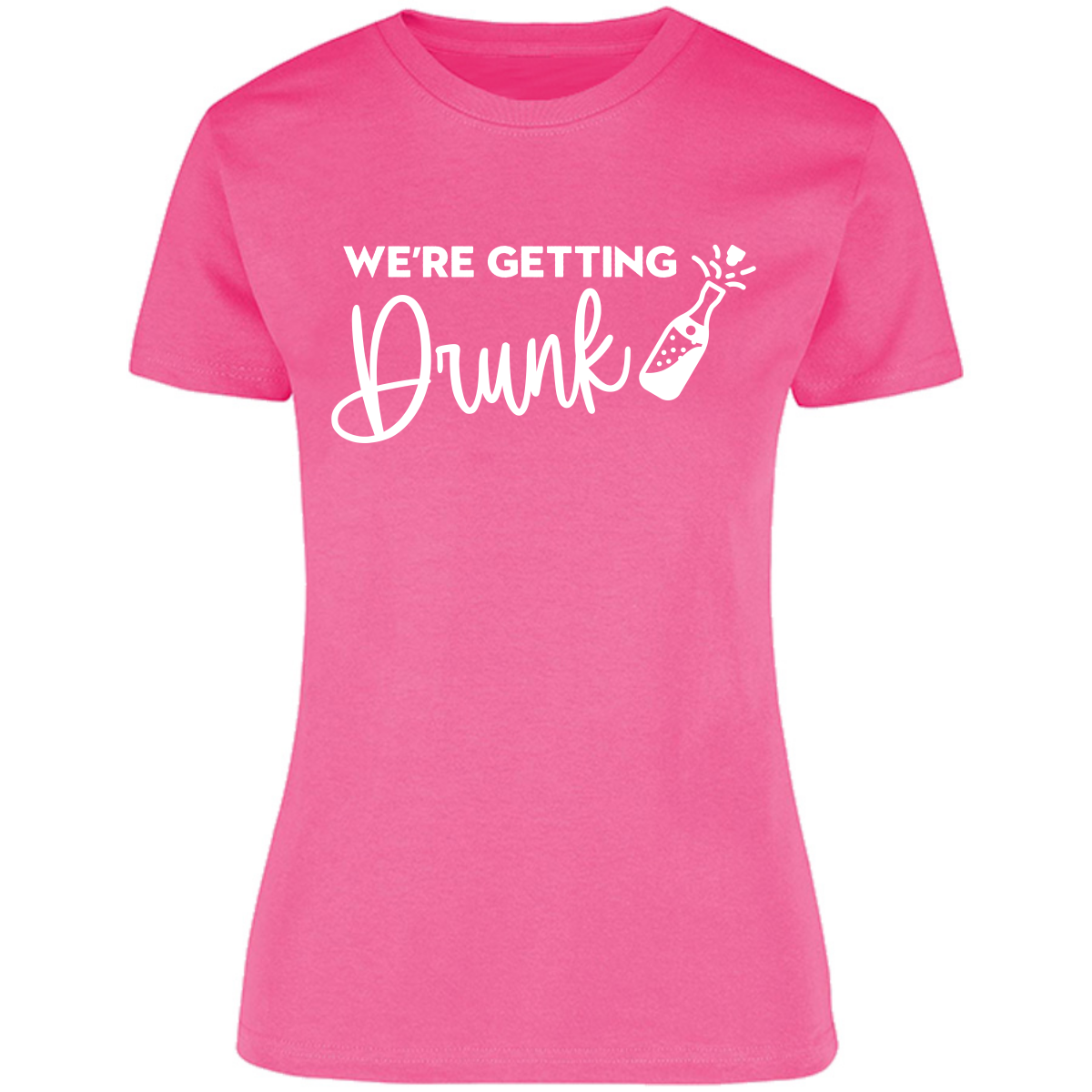 Playera Silhouette | Despedida de Soltera - We are getting drunk