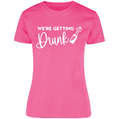 Playera Silhouette | Despedida de Soltera - We are getting drunk