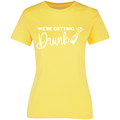 Playera Silhouette | Despedida de Soltera - We are getting drunk