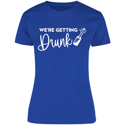 Playera Silhouette | Despedida de Soltera - We are getting drunk