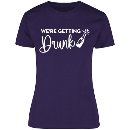 Playera Silhouette | Despedida de Soltera - We are getting drunk