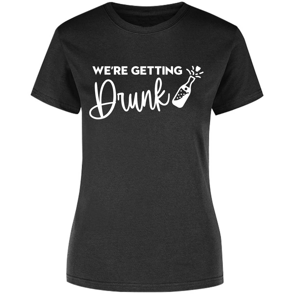 Playera Silhouette | Despedida de Soltera - We are getting drunk