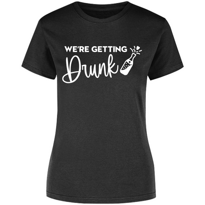 Playera Silhouette | Despedida de Soltera - We are getting drunk