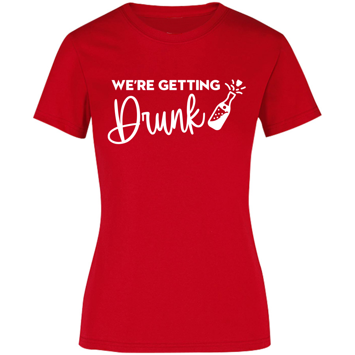 Playera Silhouette | Despedida de Soltera - We are getting drunk