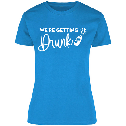Playera Silhouette | Despedida de Soltera - We are getting drunk